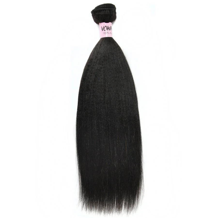 WOWANGEL Bundles Deal Yaki Straight/ Kinky Straight 100% Human Hair Weaves - PrettyBull Limited