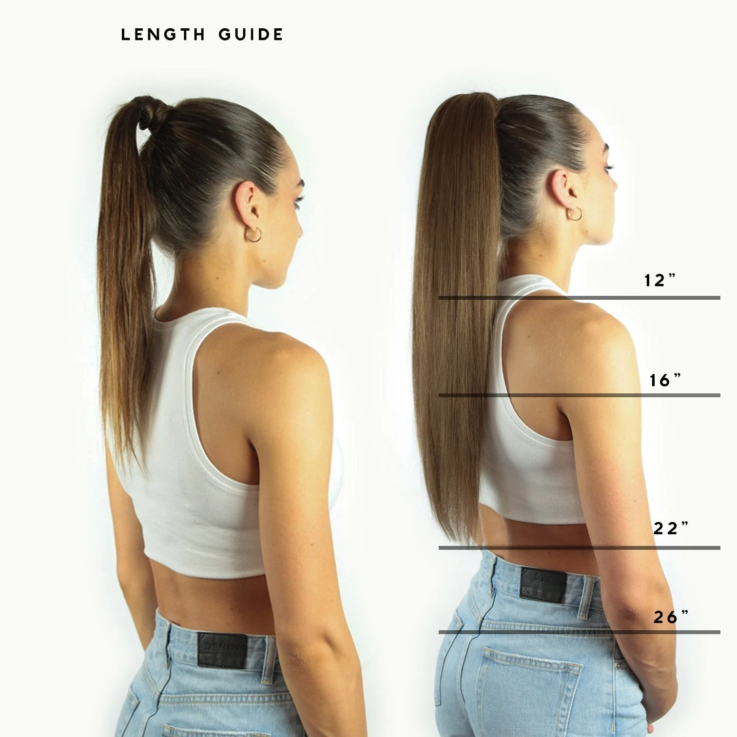 Ponytail Hair Extension #10 Caramel - PrettyBull Limited