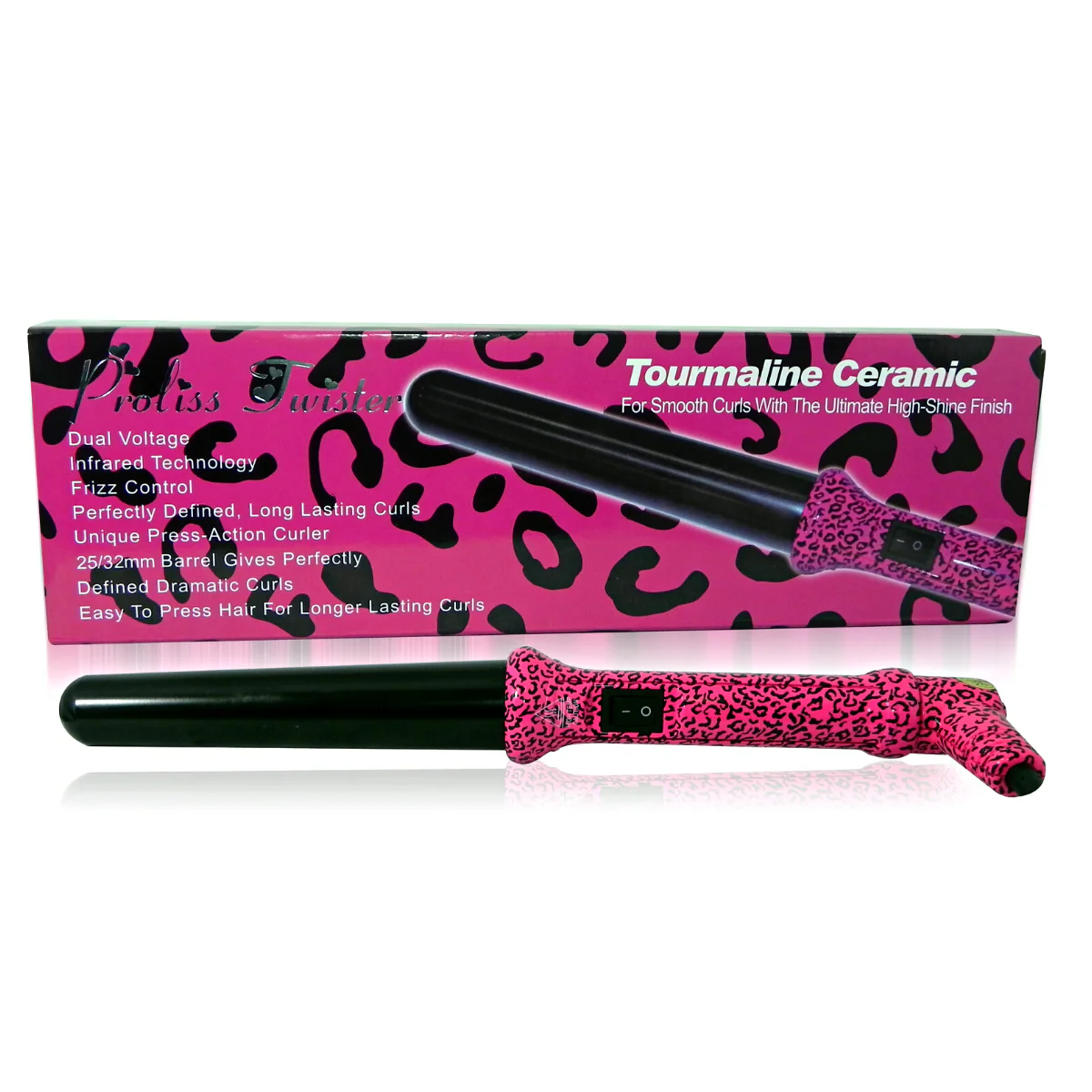 25-32mm Pink Leopard Tapered - PrettyBull Limited