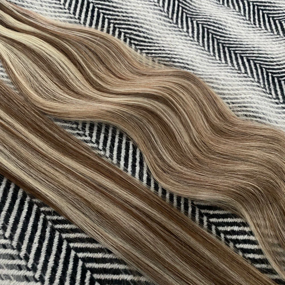 Ponytail Hair Extension #6/60 Medium Brown Platinum Mix - PrettyBull Limited