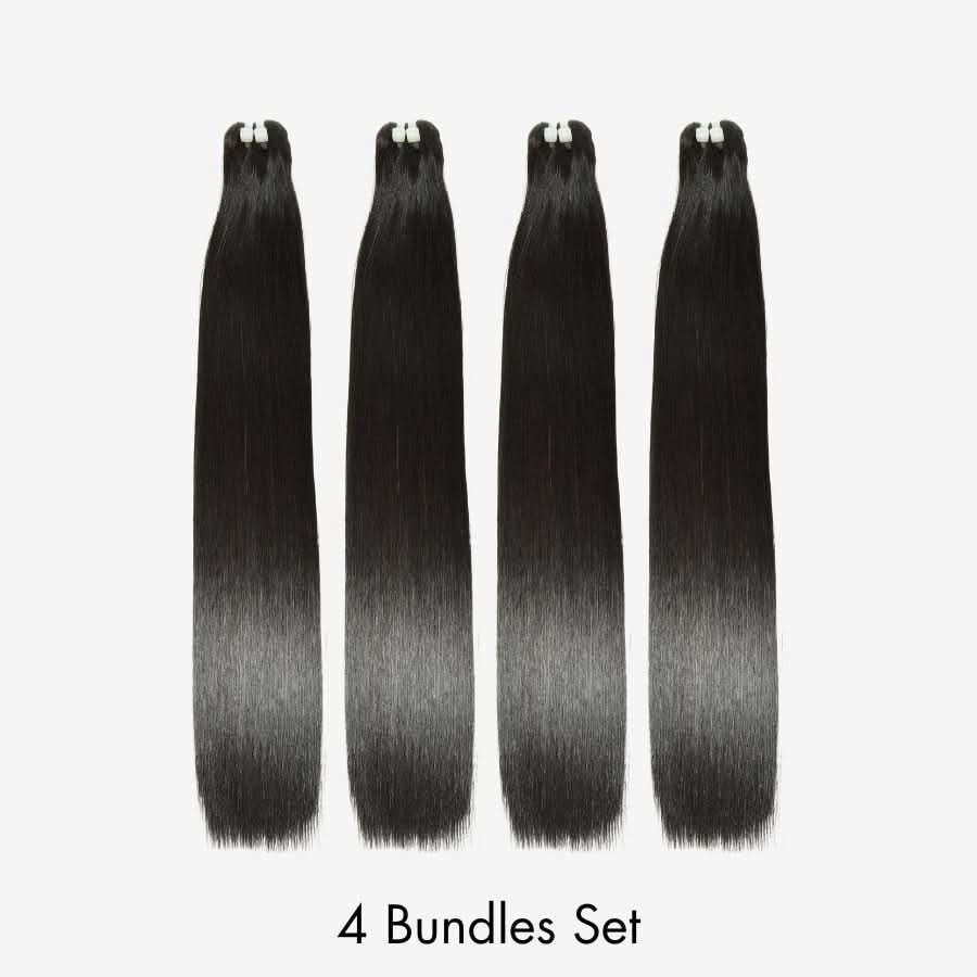 WOWANGEL 16A Super Double Drawn Vietnamese Bone Straight 100% Human Hair Weaves - PrettyBull Limited