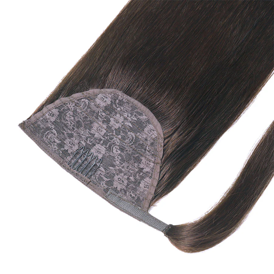 Ponytail Hair Extensions #2c Chocolate Brown - PrettyBull Limited