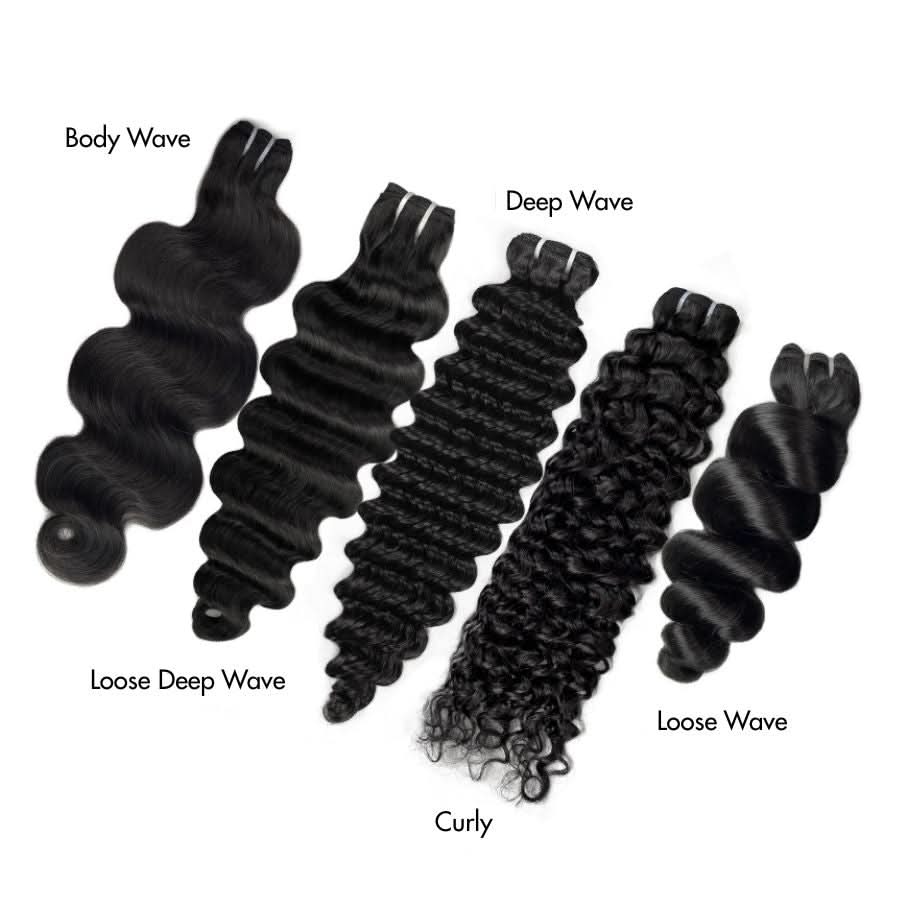 WOWANGEL Hair Bundle 1Pc Straight Body Wave Curly 100% Human Hair Weaves - PrettyBull Limited
