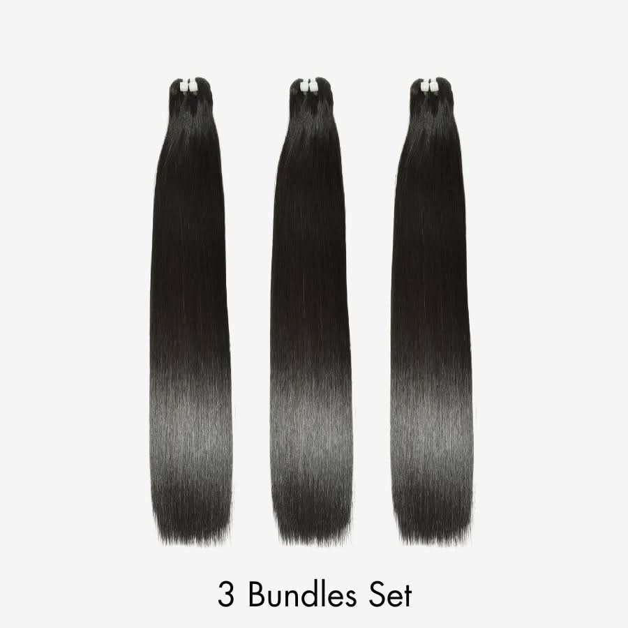 WOWANGEL 16A Super Double Drawn Vietnamese Bone Straight 100% Human Hair Weaves - PrettyBull Limited