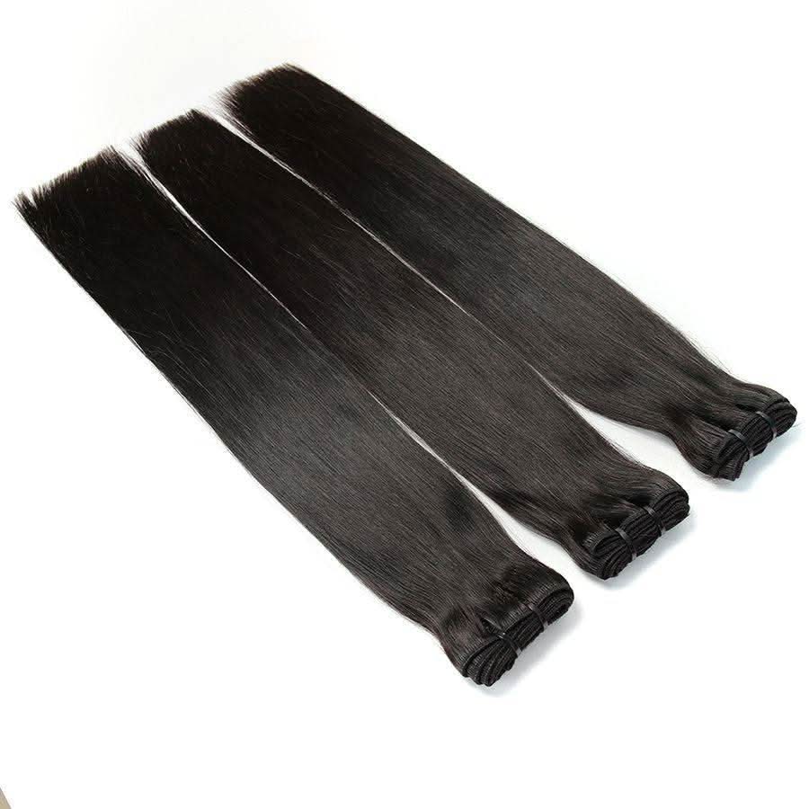 USA Shipping | 100% Human Raw Hair Bundles Premium Raw Hair Weaves Straight/ Body Wave - PrettyBull Limited