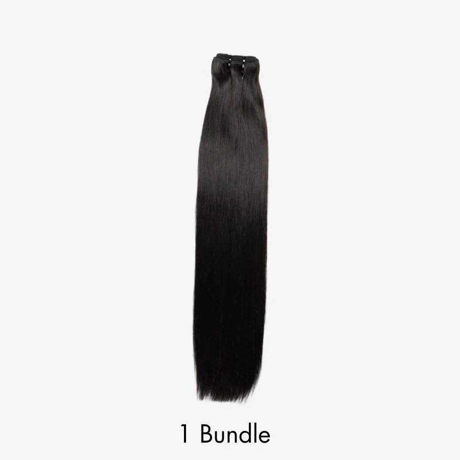 WOWANGEL European Raw Hair Bundles Straight Double Drawn Hair Weaves - PrettyBull Limited