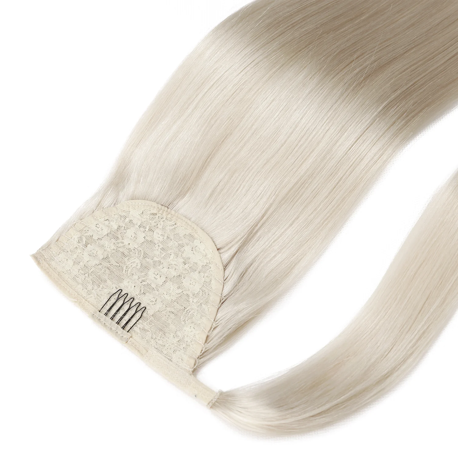 Ponytail Hair Extension #60a Cool Platinum Blonde - PrettyBull Limited