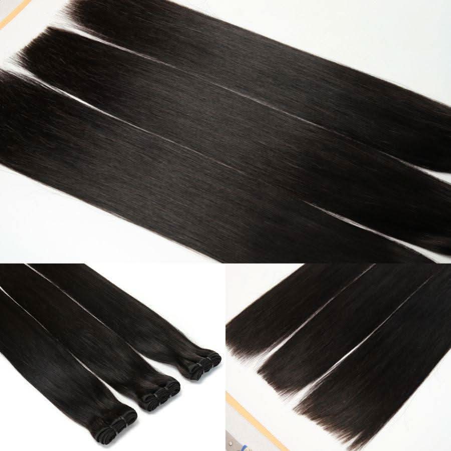 USA Shipping | 100% Human Raw Hair Bundles Premium Raw Hair Weaves Straight/ Body Wave - PrettyBull Limited