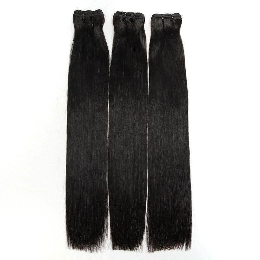 USA Shipping | 100% Human Raw Hair Bundles Premium Raw Hair Weaves Straight/ Body Wave - PrettyBull Limited