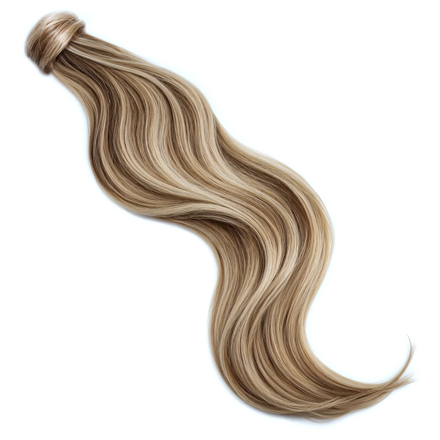 Ponytail Hair Extension #6/60 Medium Brown Platinum Mix - PrettyBull Limited
