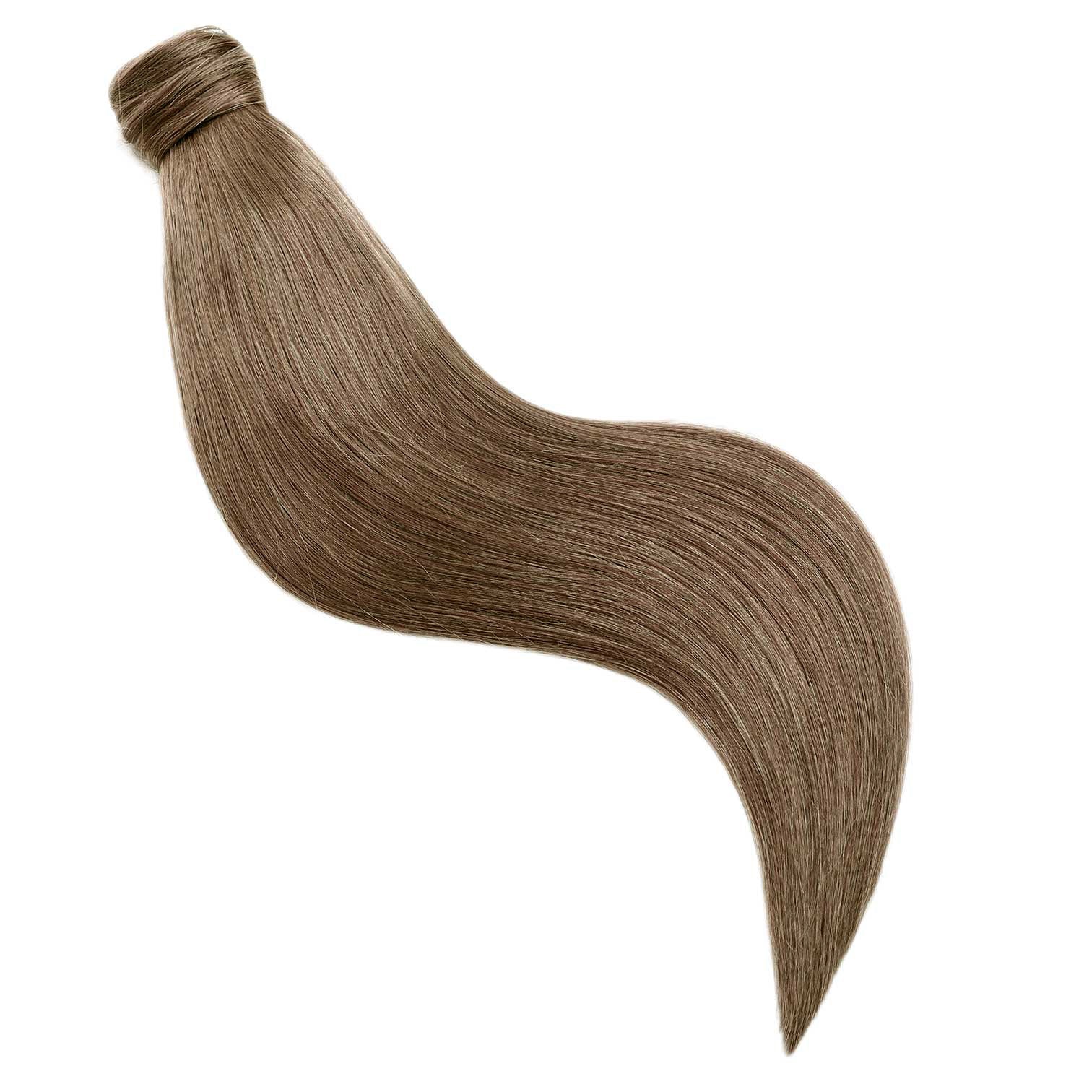 Ponytail Hair Extensions #8a Ash Brown - PrettyBull Limited