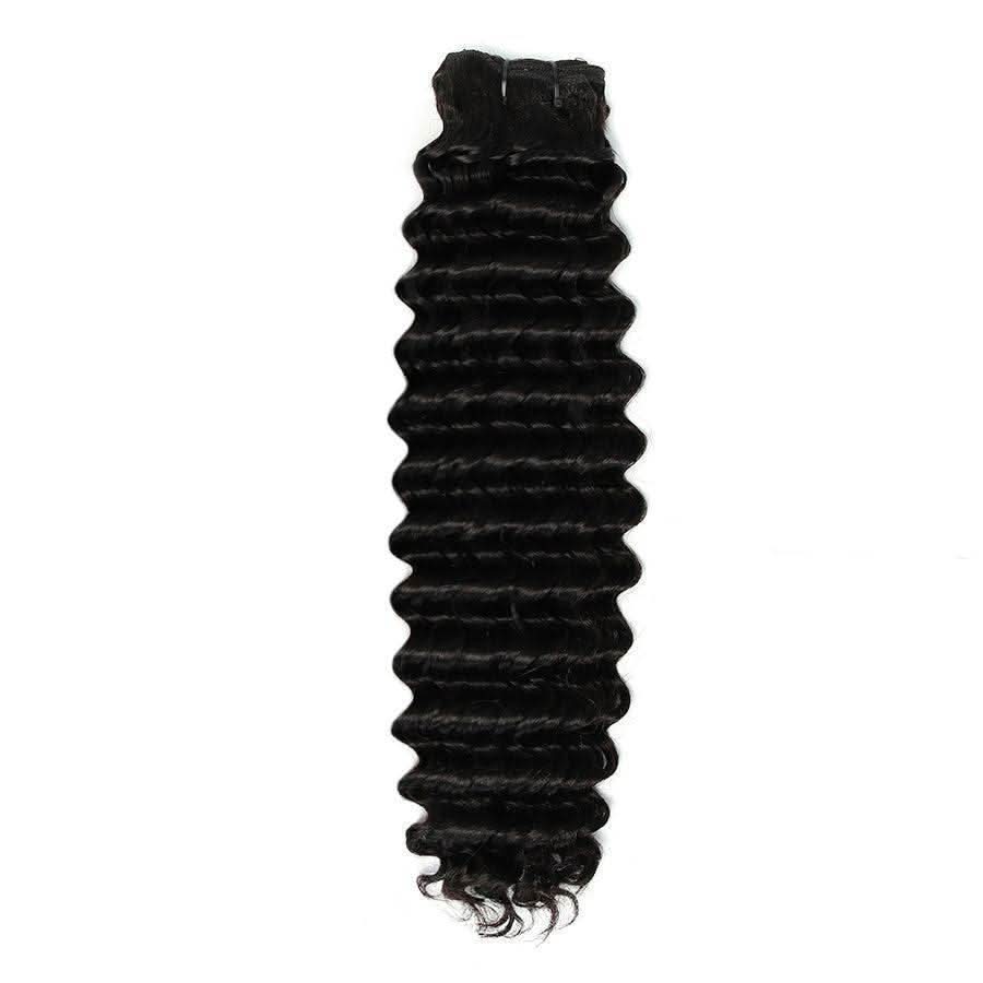 WOWANGEL Premium Raw Hair Bundle 1pcs Straight/ Body Wave/ Deep Wave Hair Extension - PrettyBull Limited