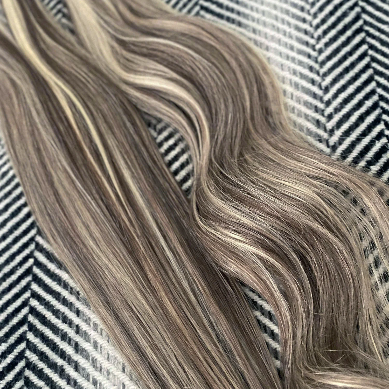 Ponytail Hair Extensions #8a/60 Ash Brown and Blonde Mix - PrettyBull Limited