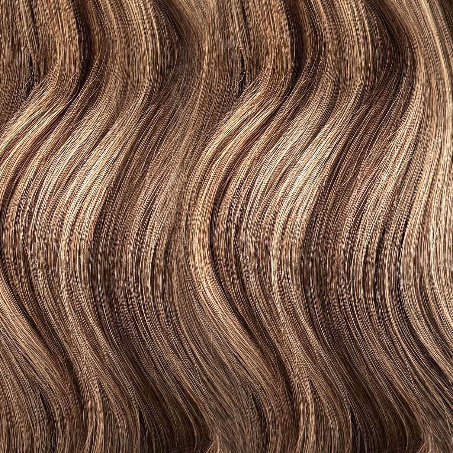 Ponytail Hair Extensions #4/27 Chestnut & Bronzed Blonde Mix - PrettyBull Limited