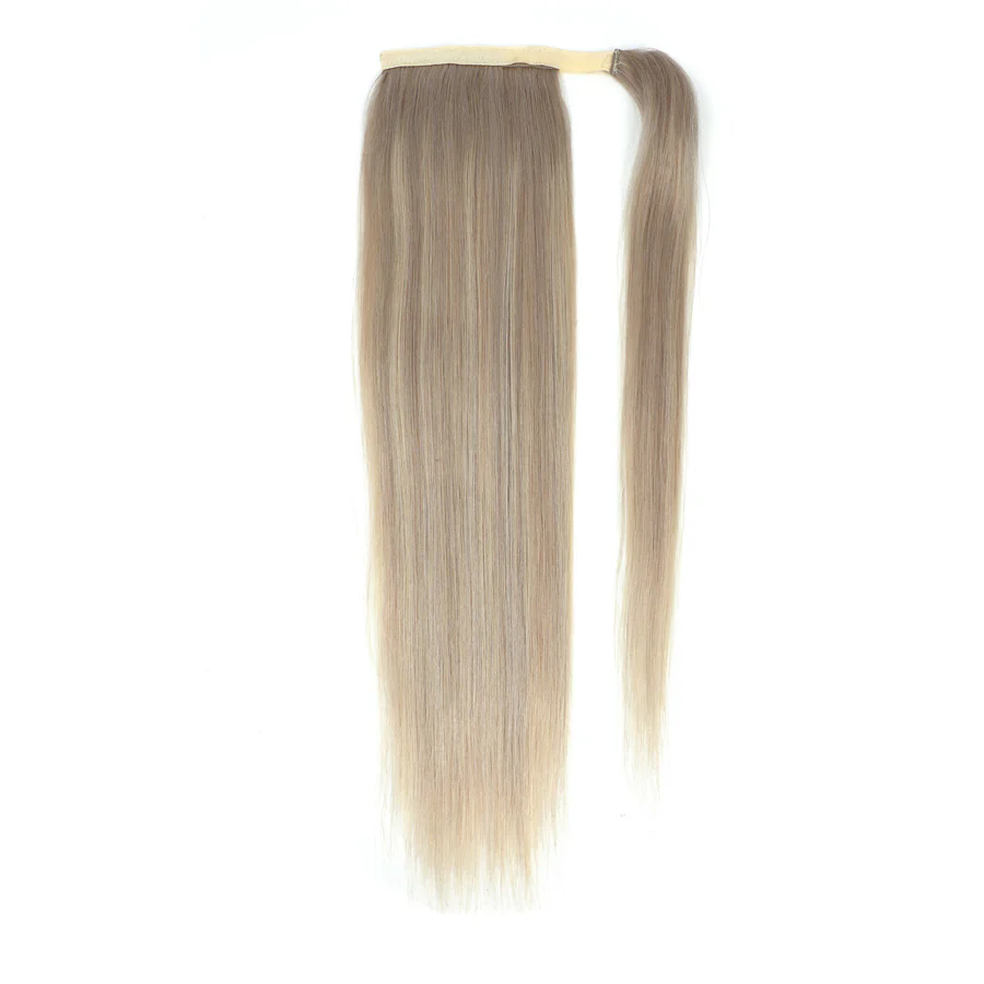 Ponytail Hair Extensions #17/17/1001 Dark Ash Blonde Balayage - PrettyBull Limited