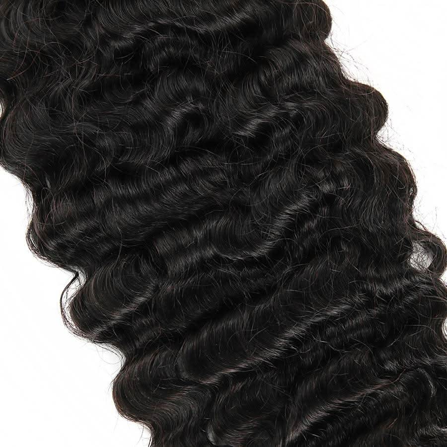 WOWANGEL Bundles Deal 3pcs Loose Wave/Water Wave/Burmese Curl 100% Human Hair Weaves - PrettyBull Limited