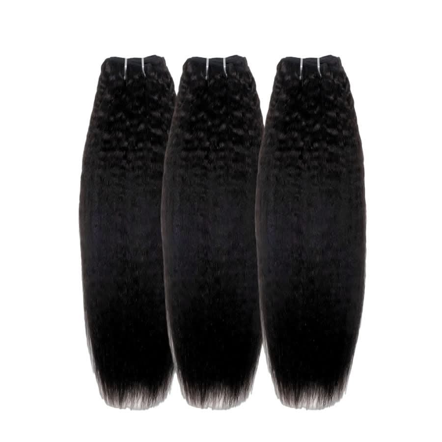 WOWANGEL Bundles Deal Yaki Straight/ Kinky Straight 100% Human Hair Weaves - PrettyBull Limited