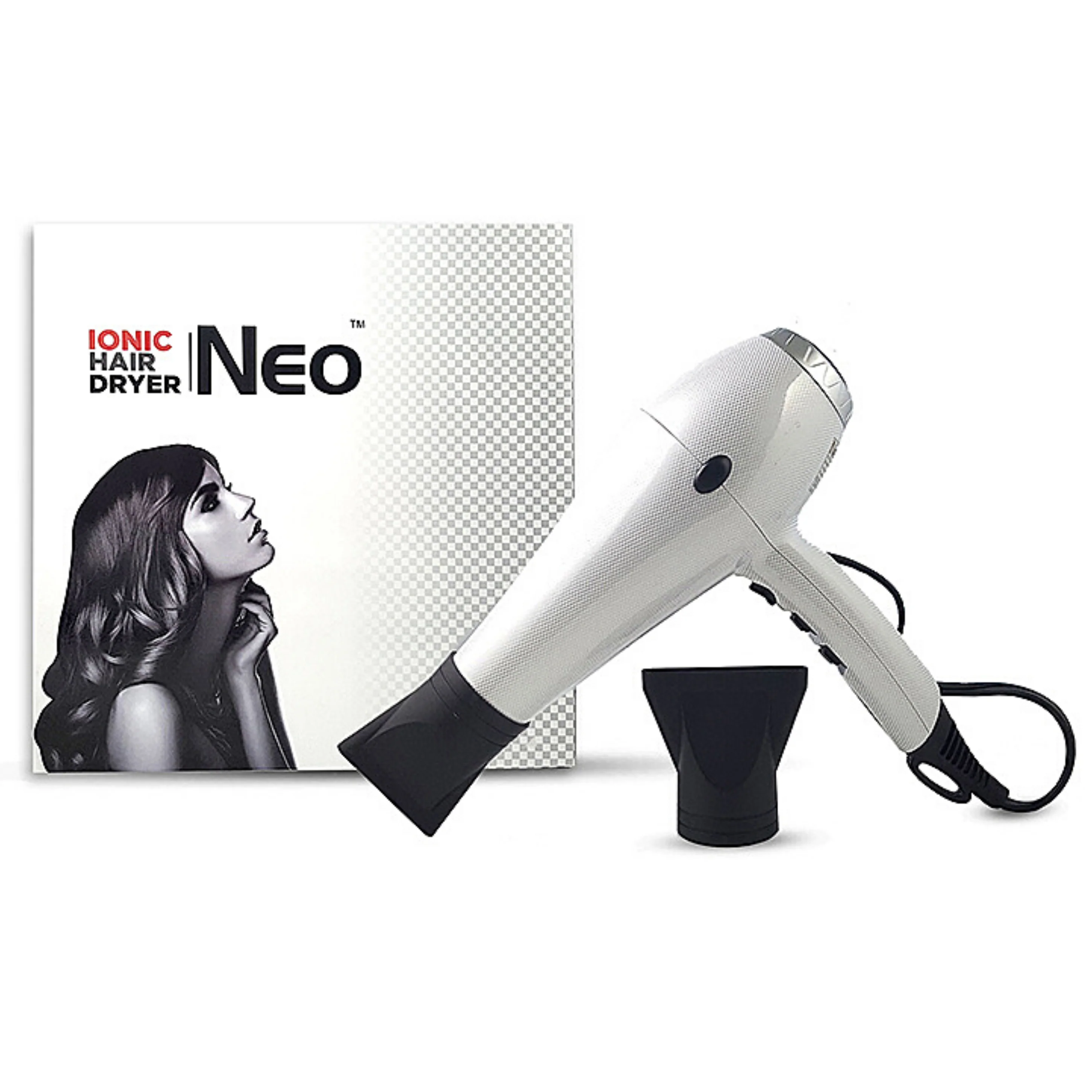 White Pearl Ionic Pro Dryer - PrettyBull Limited