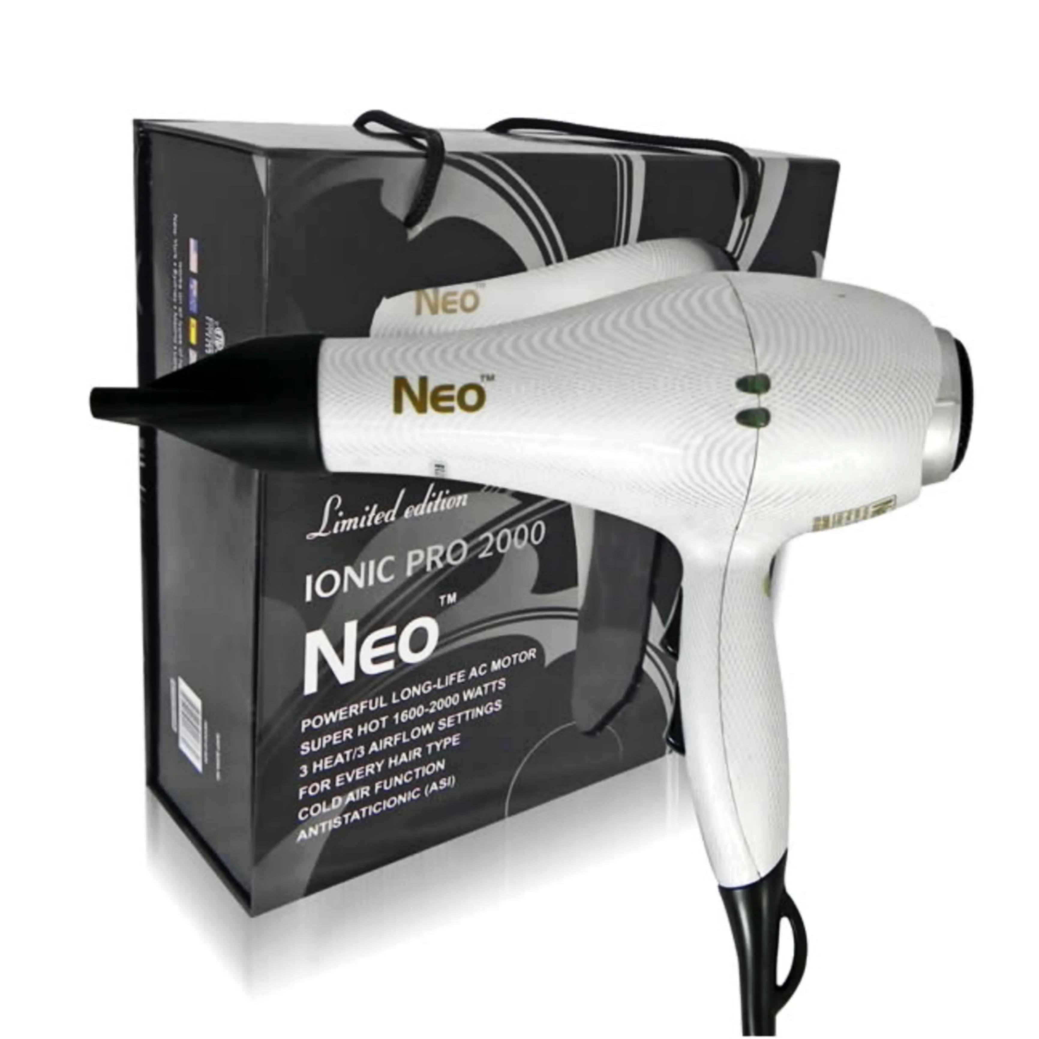 White Ionic Pro 2000 Dryer - PrettyBull Limited