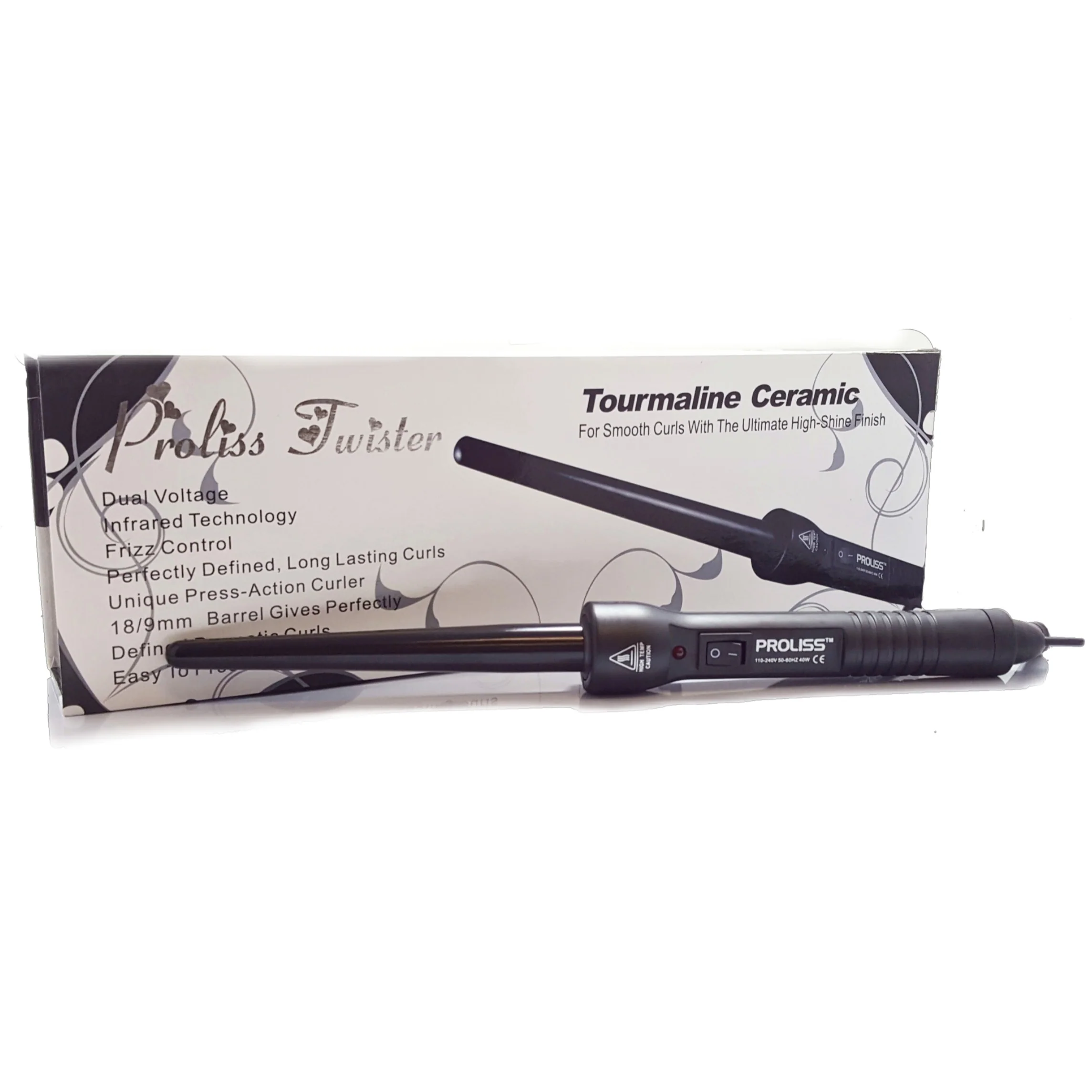 18-9mm Black Tapered - PrettyBull Limited